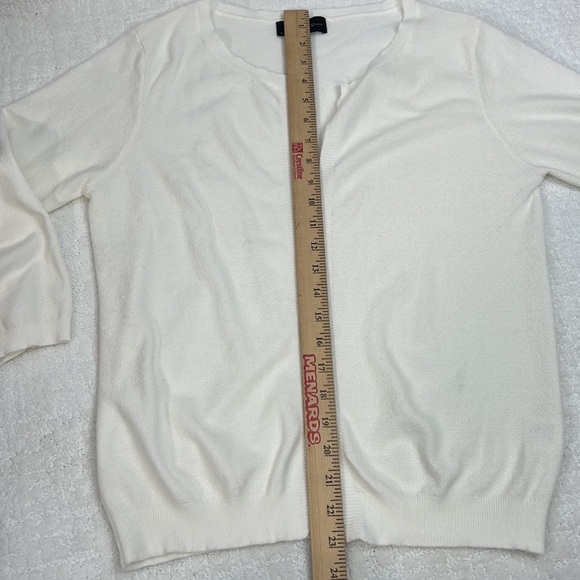 Kancy Kole ivory open front long sleeve super soft cardigan medium - Picture 8 of 12